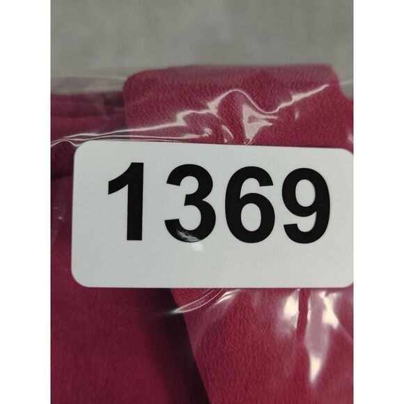 Madewell 100% SILK Lining Daylight Magenta Sweet Heart Neck Dress Size 6 - Picture 9 of 9